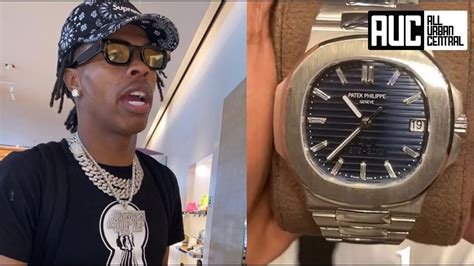 lil baby fake watch|lil baby patek philippe.